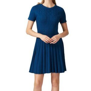 Draper James Teal A-line Sweater Dress M